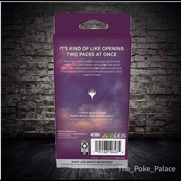 Magic: The Gathering Double Masters 2022 Draft Box!! Includes: *3 Packs* SEALED - Picture 2 of 3